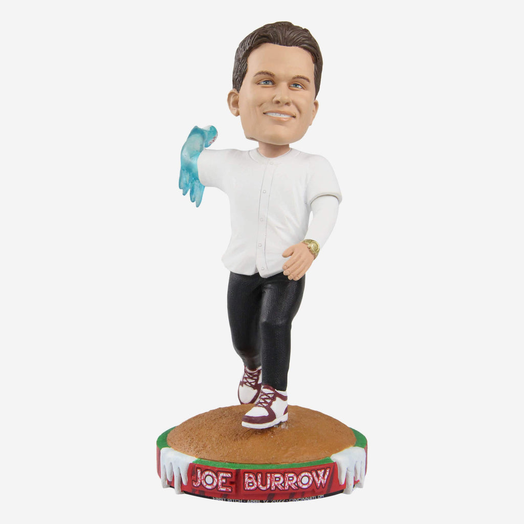 Joe Burrow First Pitch Bobblehead FOCO - FOCO.com