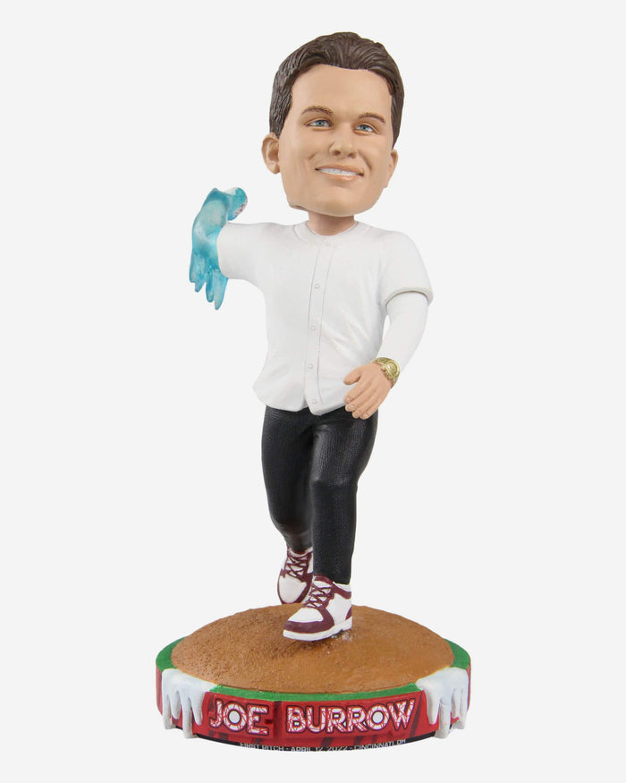 Joe Burrow First Pitch Bobblehead FOCO - FOCO.com