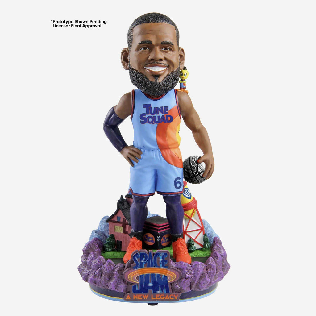 LeBron James Space Jam: A New Legacy Tune Squad Court Variant Bobblehead FOCO - FOCO.com