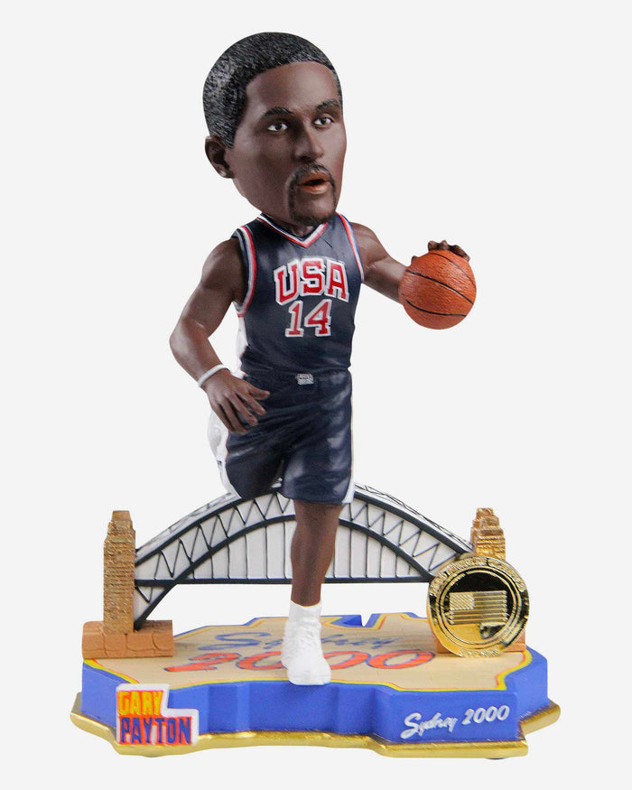 Gary Payton USA Basketball Mens National Team 2000 Sydney Bobblehead FOCO - FOCO.com