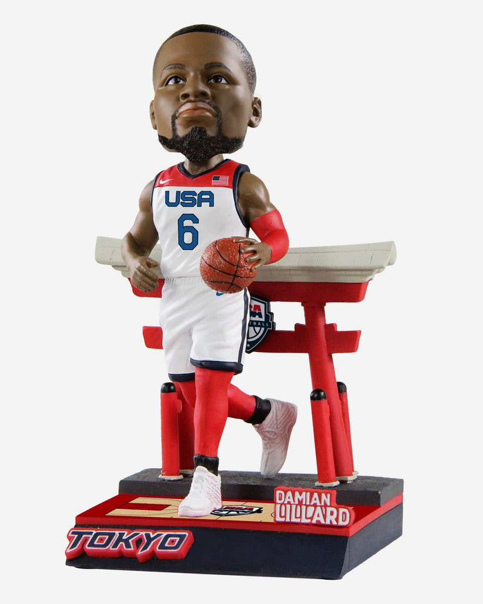 Damian Lillard USA Basketball Mens National Team Tokyo Bobblehead FOCO - FOCO.com