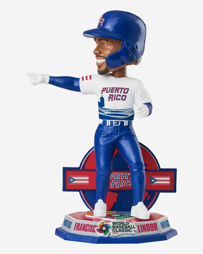 Francisco Lindor Puerto Rico 2023 World Baseball Classic Bobblehead FOCO - FOCO.com