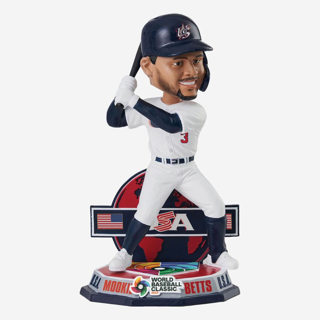 Mookie Betts USA 2023 World Baseball Classic Bobblehead FOCO - FOCO.com