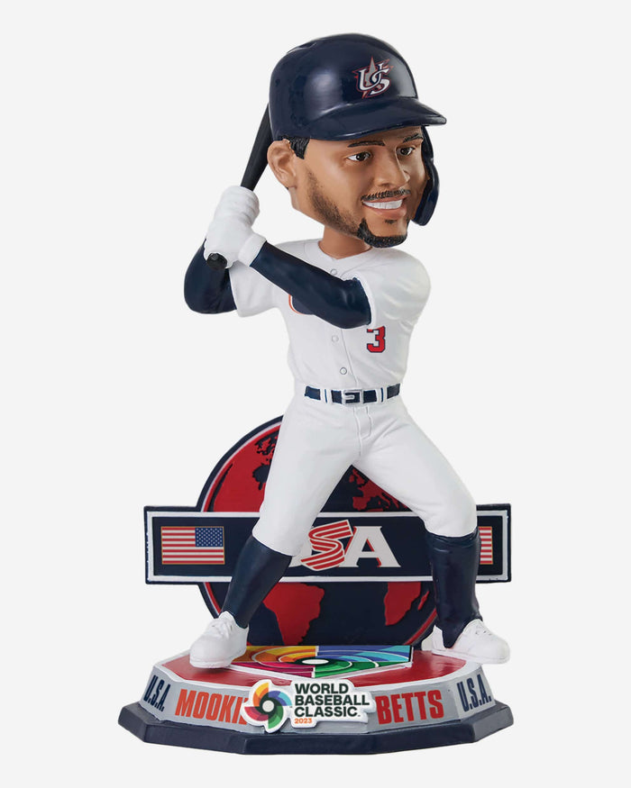 Mookie Betts USA 2023 World Baseball Classic Bobblehead FOCO - FOCO.com