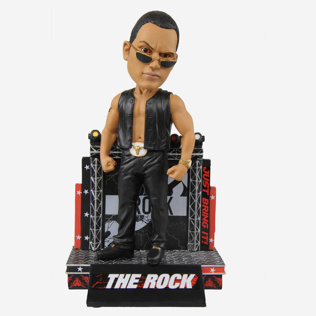 The Rock Attitude WWE Bobblehead FOCO - FOCO.com