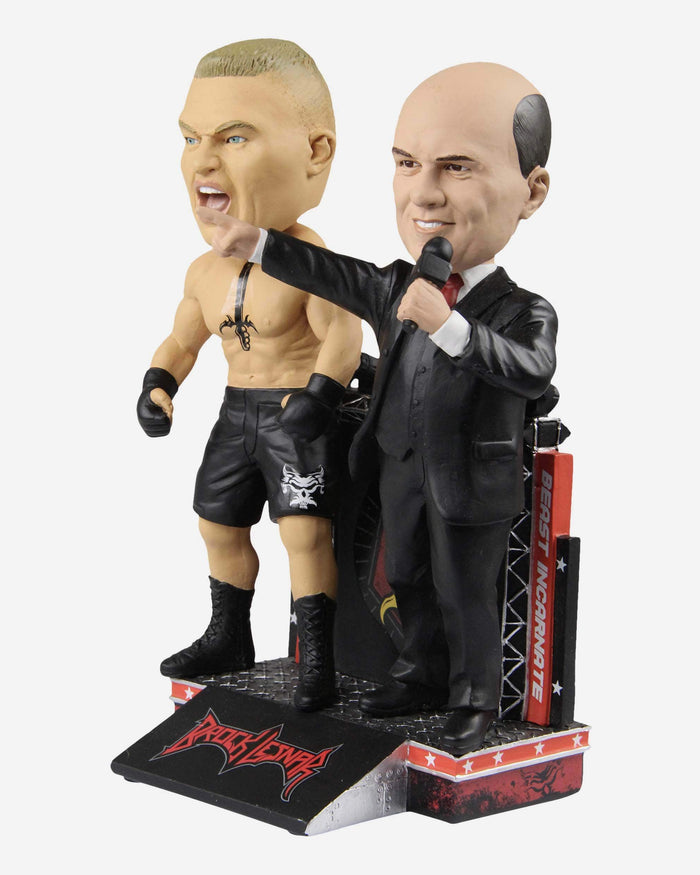 Brock Lesnar & Paul Heyman WWE Dual Bobblehead FOCO - FOCO.com