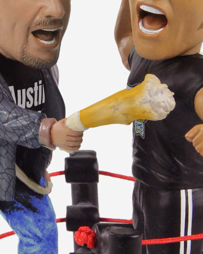 Stone Cold Steve Austin & The Rock WWE Truck Mini Bobblehead Scene FOCO - FOCO.com