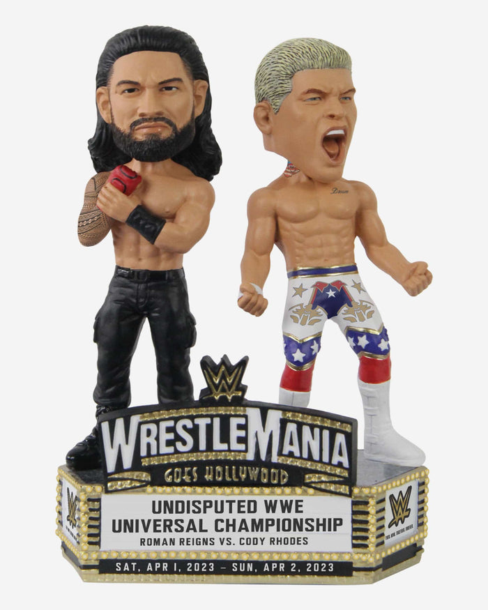 Roman Reigns & Cody Rhodes WWE WrestleMania 39 Undisputed WWE Universa FOCO