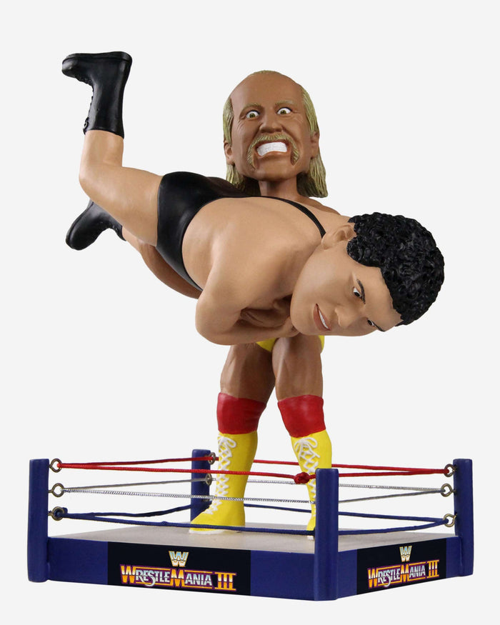 Hulk Hogan vs Andre the Giant WWE WrestleMania Moment Dual Bobblehead FOCO - FOCO.com