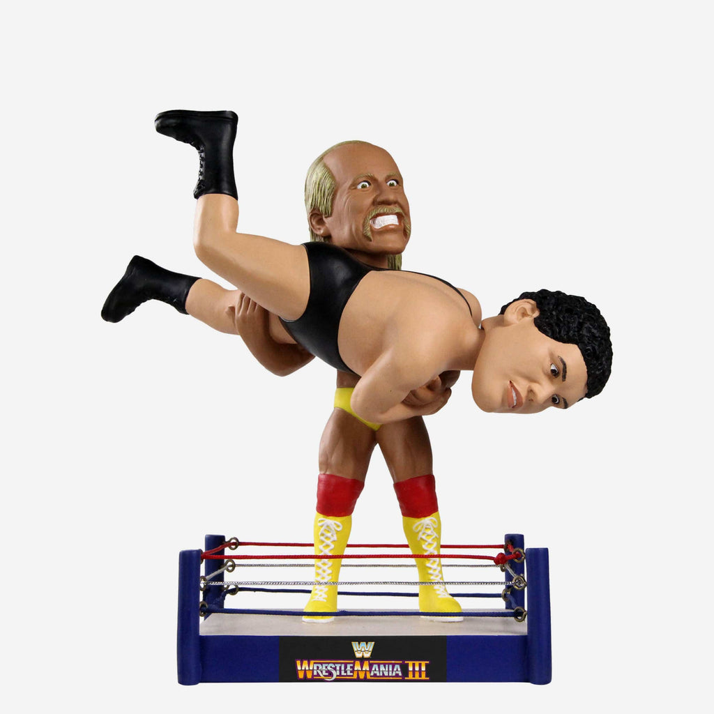Hulk Hogan vs Andre the Giant WWE WrestleMania Moment Dual Bobblehead FOCO - FOCO.com