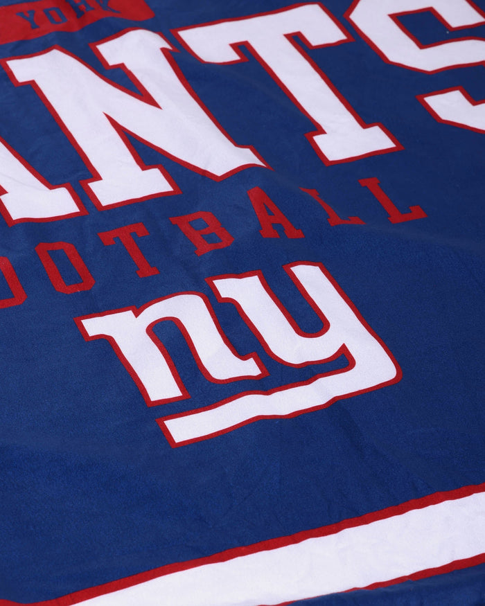 New York Giants Team Property Sherpa Plush Throw Blanket FOCO - FOCO.com
