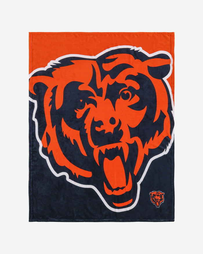 Chicago Bears Supreme Slumber Plush Throw Blanket FOCO - FOCO.com
