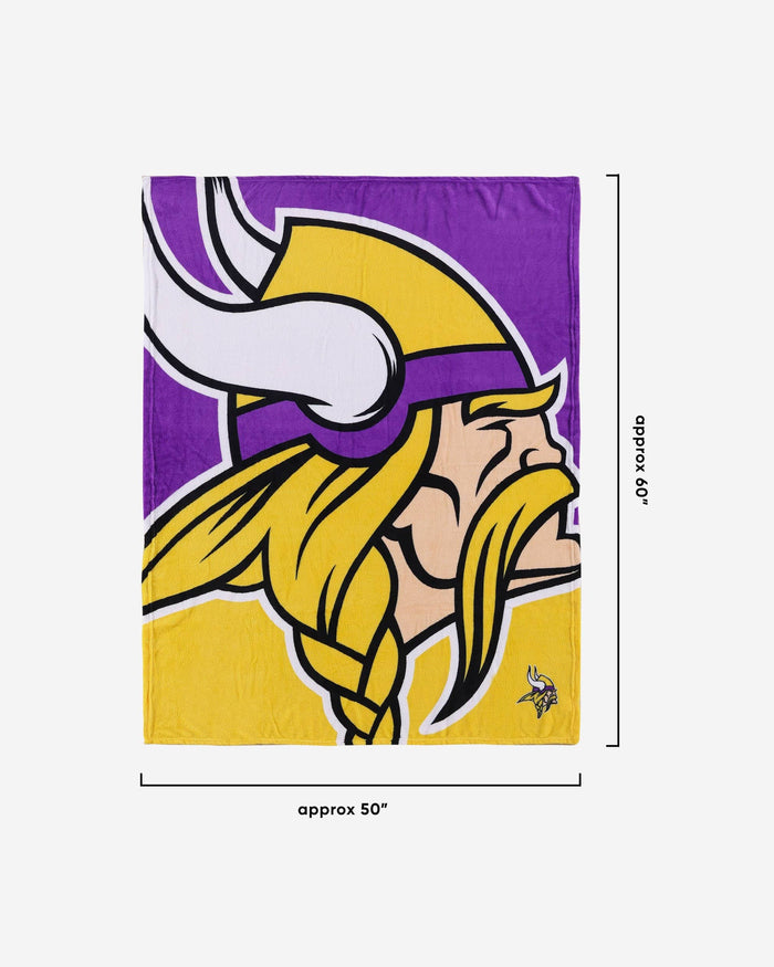 Minnesota Vikings Supreme Slumber Plush Throw Blanket FOCO - FOCO.com