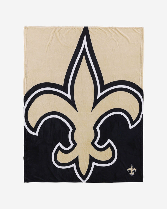 New Orleans Saints Supreme Slumber Plush Throw Blanket FOCO - FOCO.com