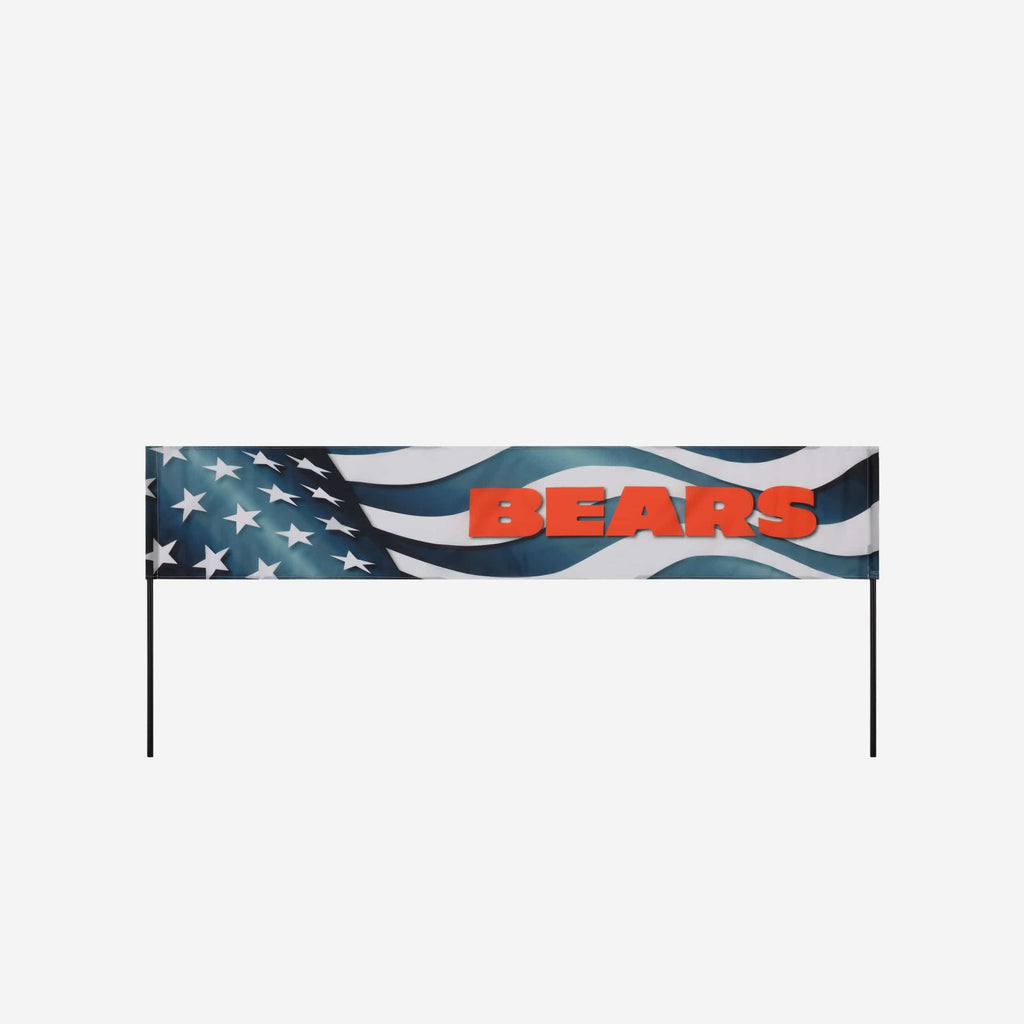 Chicago Bears Long Lawn Banner FOCO - FOCO.com