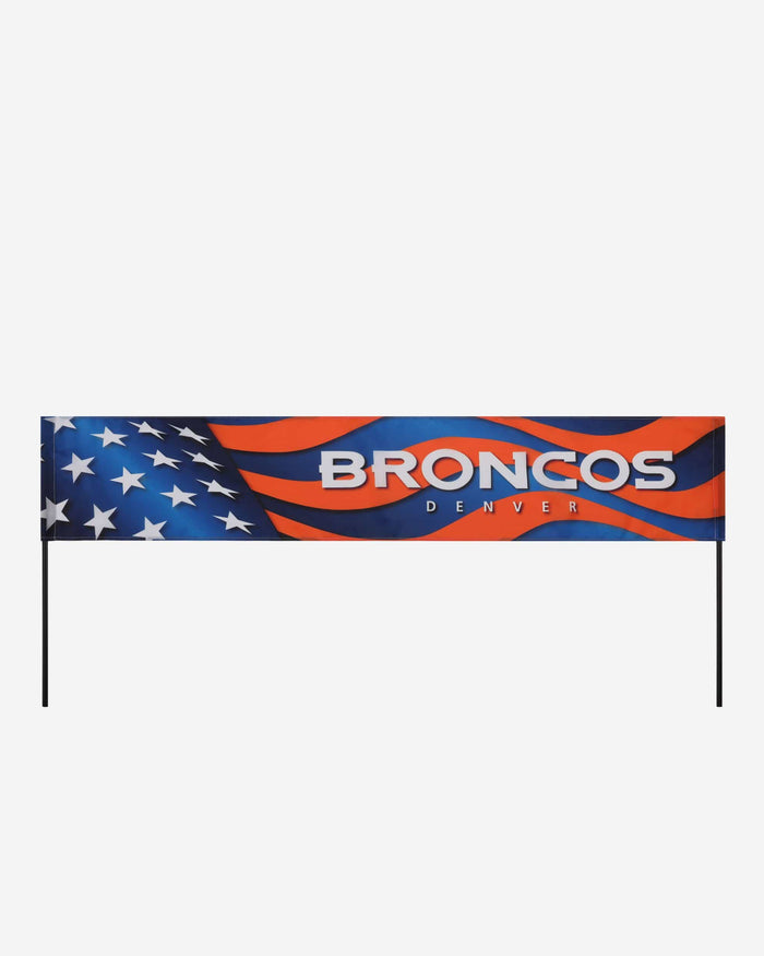 Denver Broncos Long Lawn Banner FOCO - FOCO.com