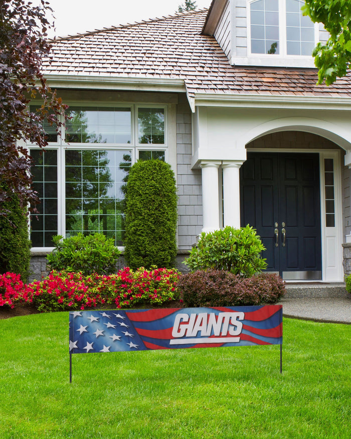 New York Giants Long Lawn Banner FOCO - FOCO.com