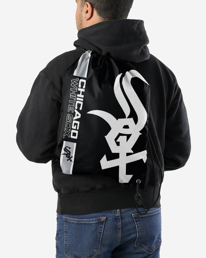 Chicago White Sox Big Logo Drawstring Backpack FOCO - FOCO.com