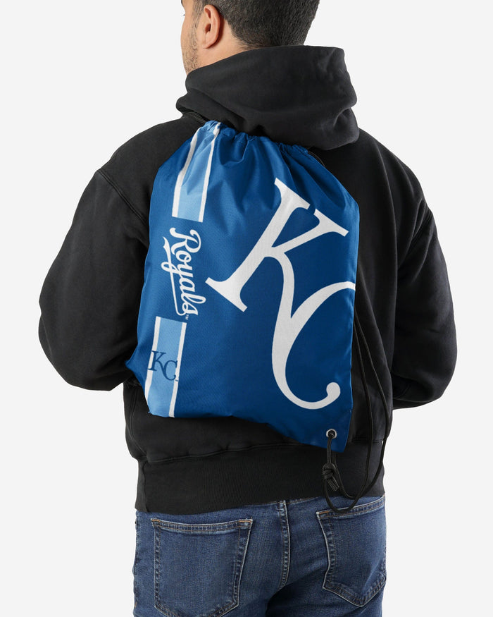 Kansas City Royals Big Logo Drawstring Backpack FOCO - FOCO.com