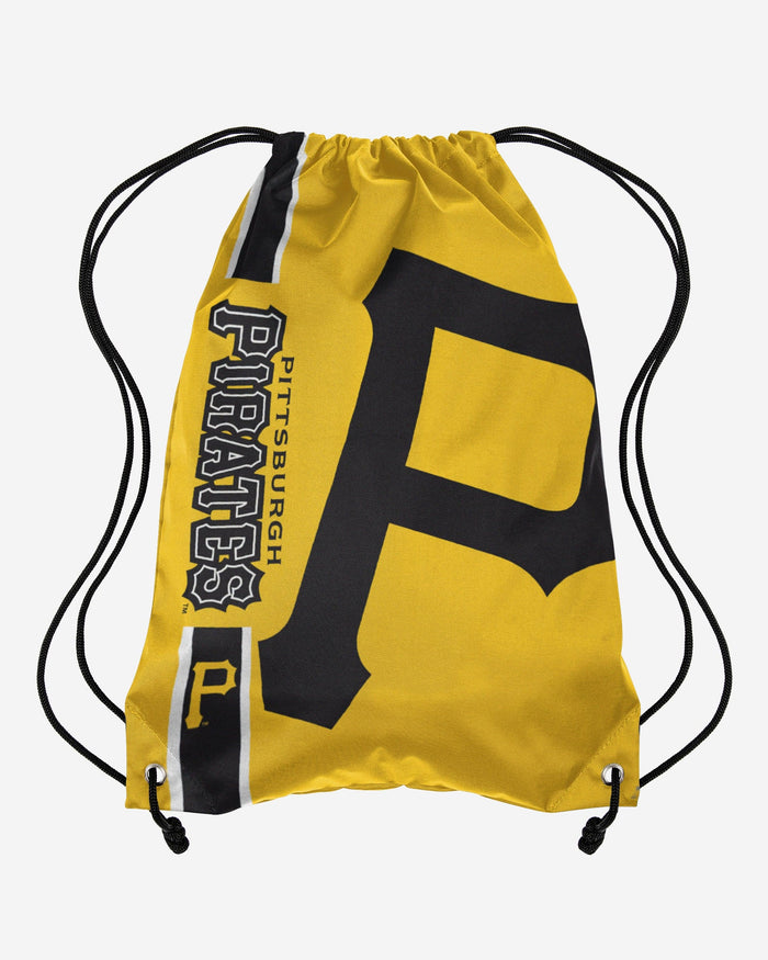 Pittsburgh Pirates Big Logo Drawstring Backpack FOCO - FOCO.com