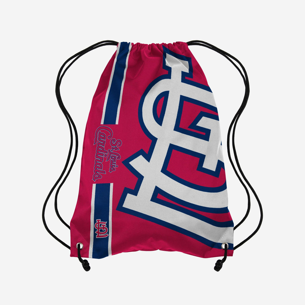 St Louis Cardinals Big Logo Drawstring Backpack FOCO - FOCO.com