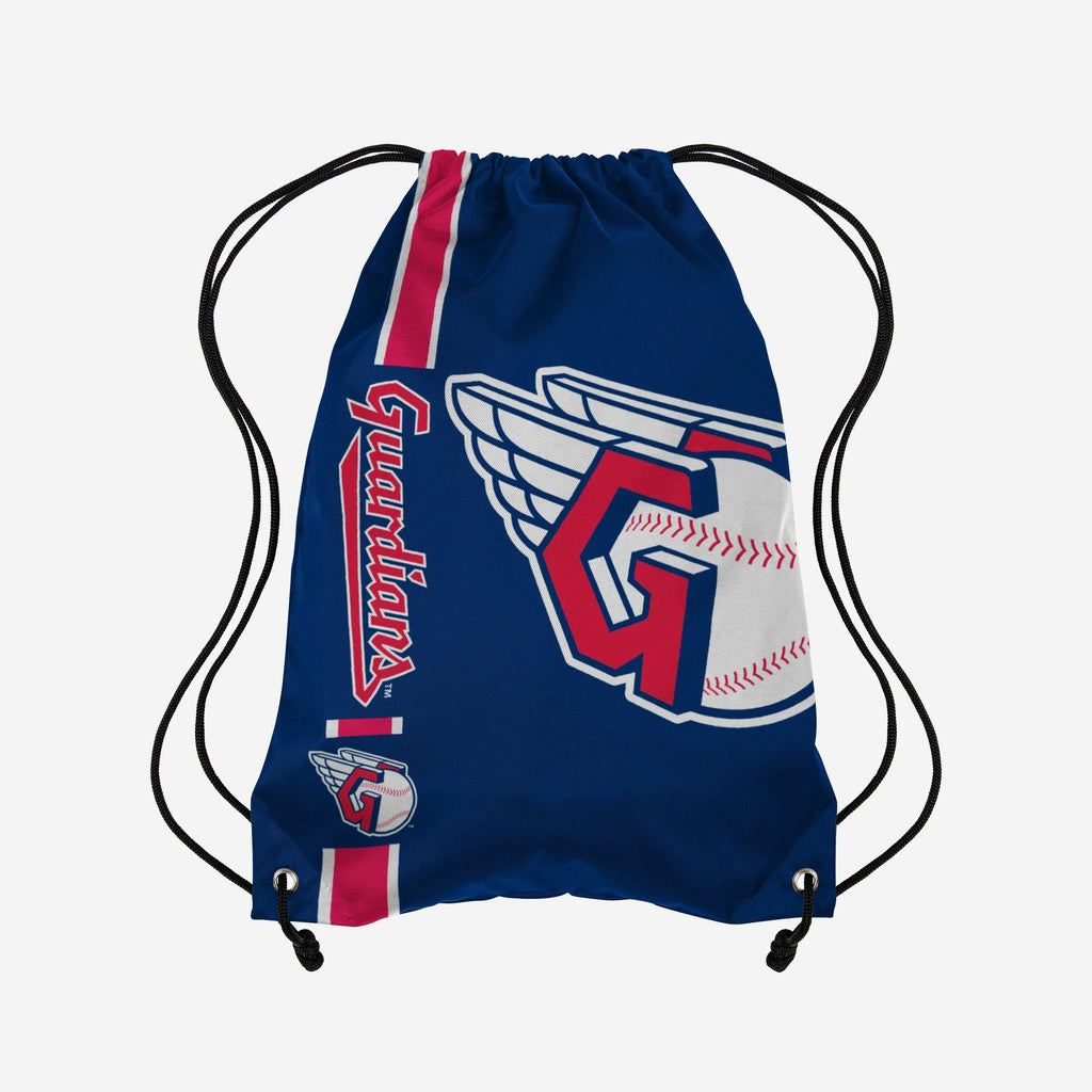 Cleveland Guardians Big Logo Drawstring Backpack FOCO - FOCO.com