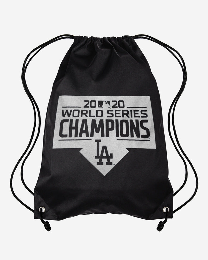 Los Angeles Dodgers 2020 World Series Champions Drawstring Backpack FOCO - FOCO.com