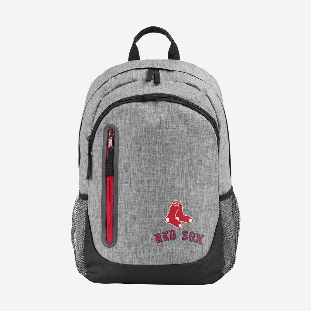 Boston Red Sox Heather Grey Bold Color Backpack FOCO - FOCO.com