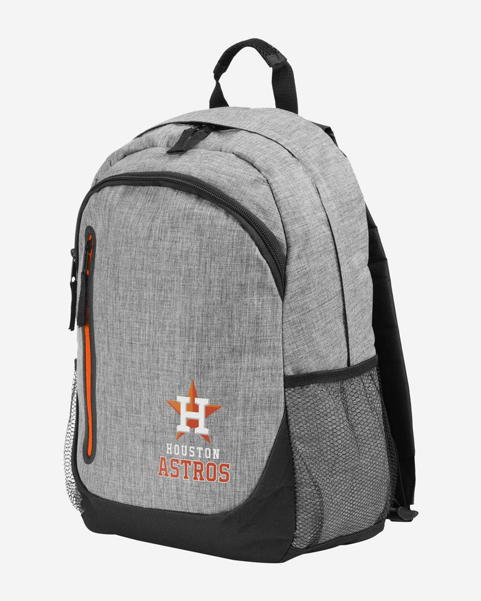 Houston Astros Heather Grey Bold Color Backpack FOCO - FOCO.com