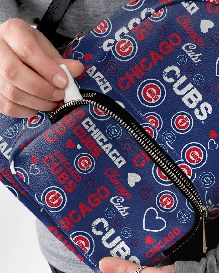 Chicago Cubs Logo Love Mini Backpack FOCO - FOCO.com