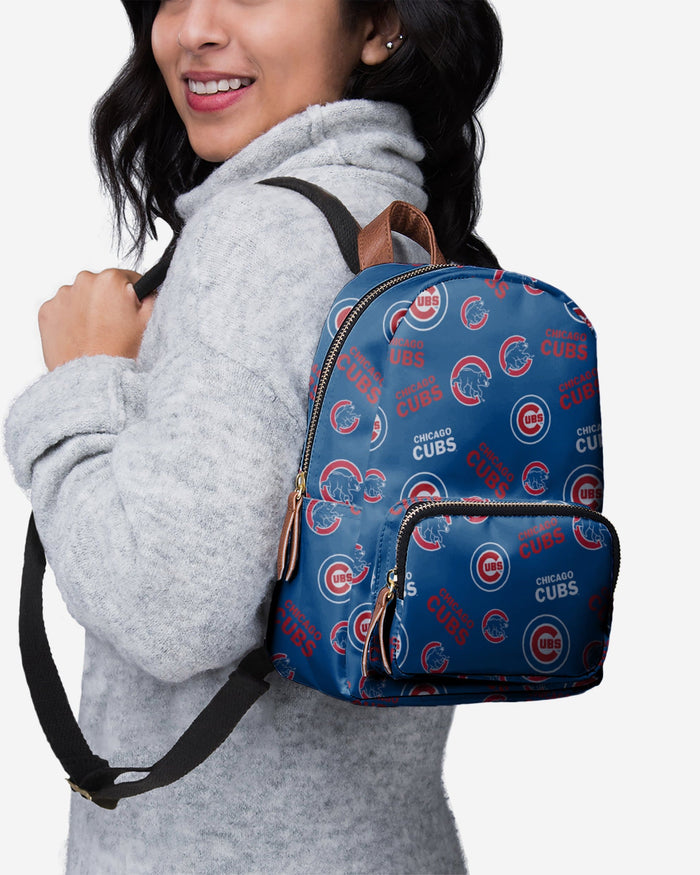 Chicago Cubs Printed Collection Mini Backpack FOCO - FOCO.com