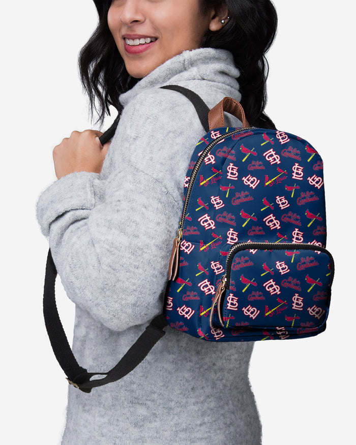 St Louis Cardinals Printed Collection Mini Backpack FOCO - FOCO.com