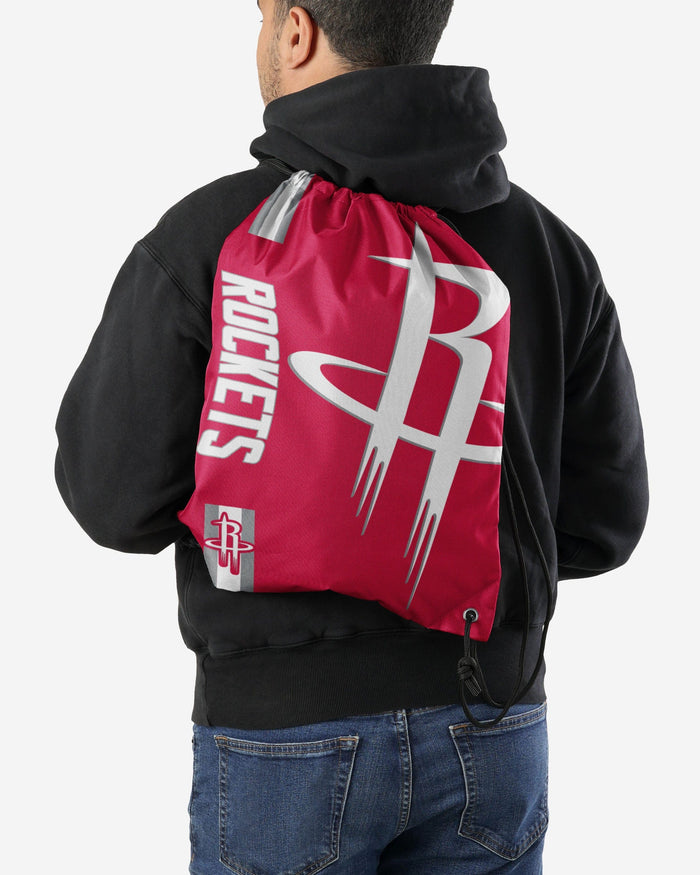 Houston Rockets Big Logo Drawstring Backpack FOCO - FOCO.com