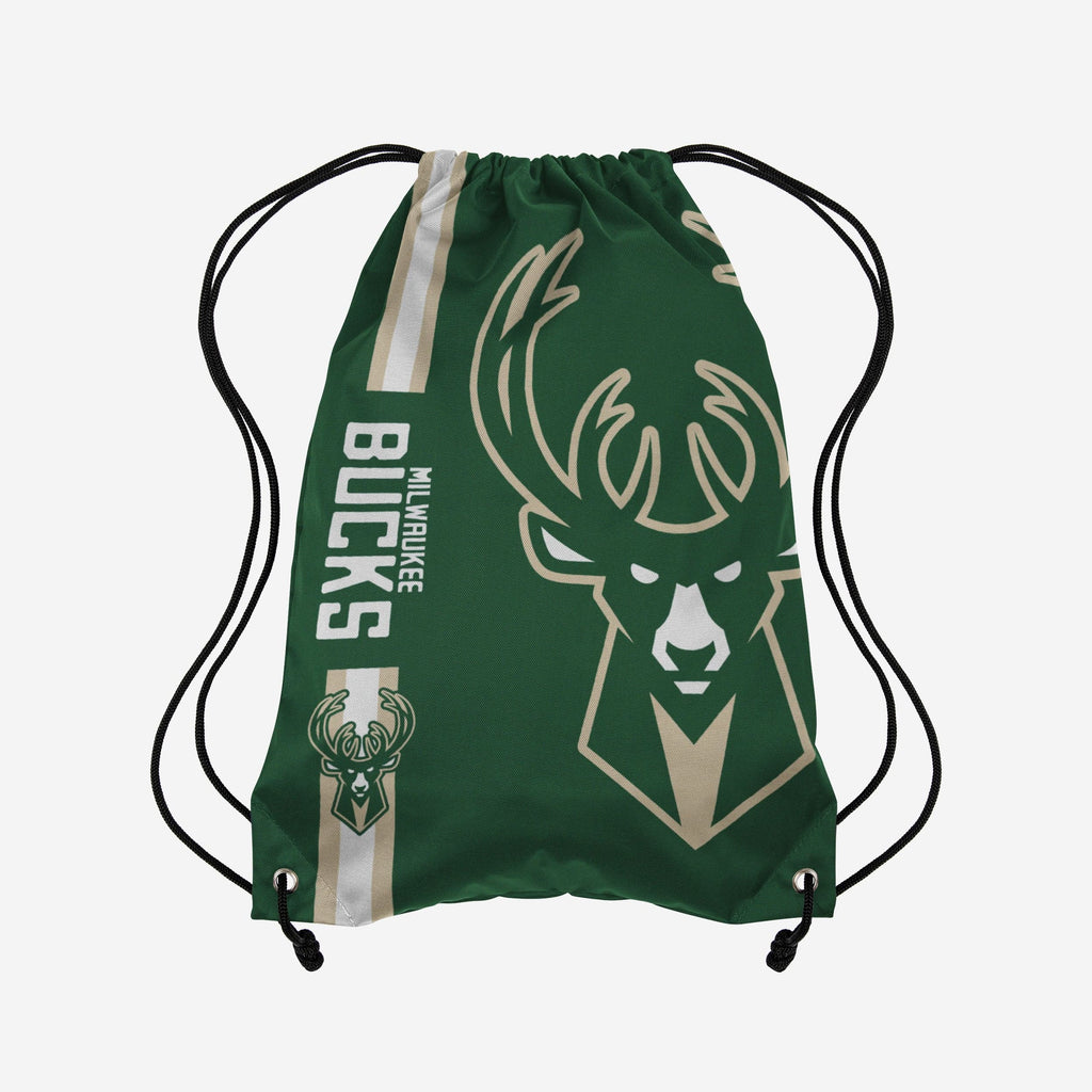 Milwaukee Bucks Big Logo Drawstring Backpack FOCO - FOCO.com