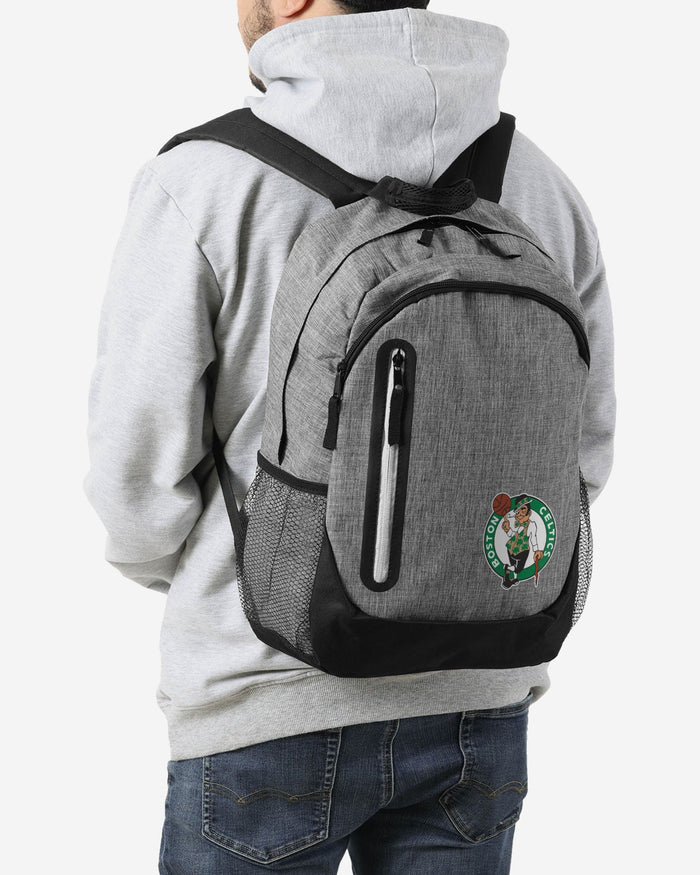 Boston Celtics Heather Grey Bold Color Backpack FOCO - FOCO.com