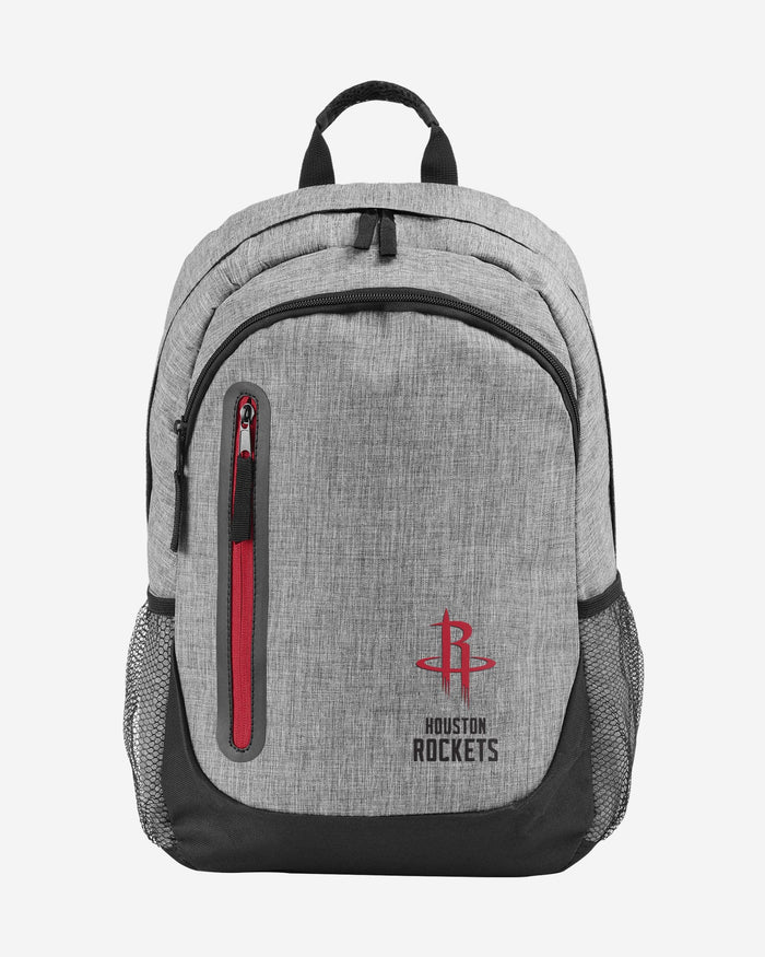 Houston Rockets Heather Grey Bold Color Backpack FOCO - FOCO.com