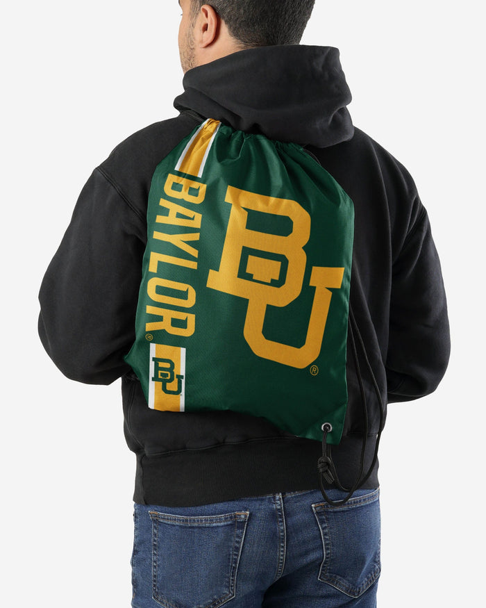 Baylor Bears Big Logo Drawstring Backpack FOCO - FOCO.com