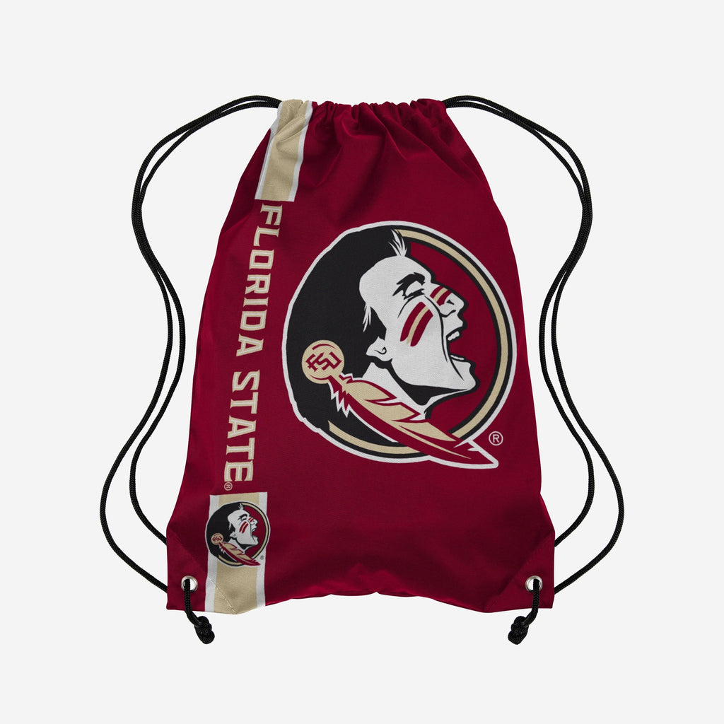 Florida State Seminoles Big Logo Drawstring Backpack FOCO - FOCO.com