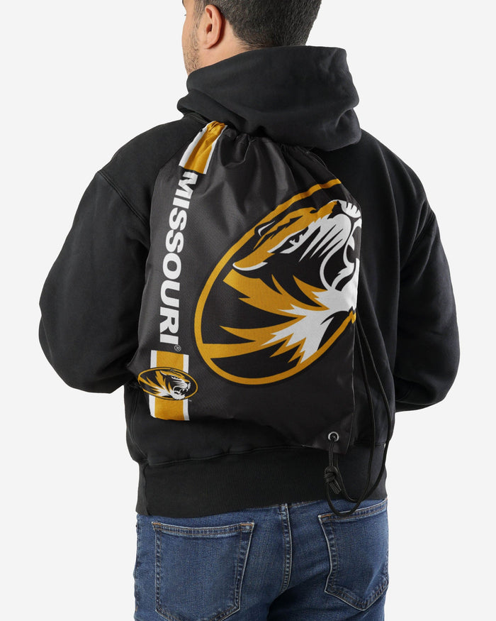 Missouri Tigers Big Logo Drawstring Backpack FOCO - FOCO.com