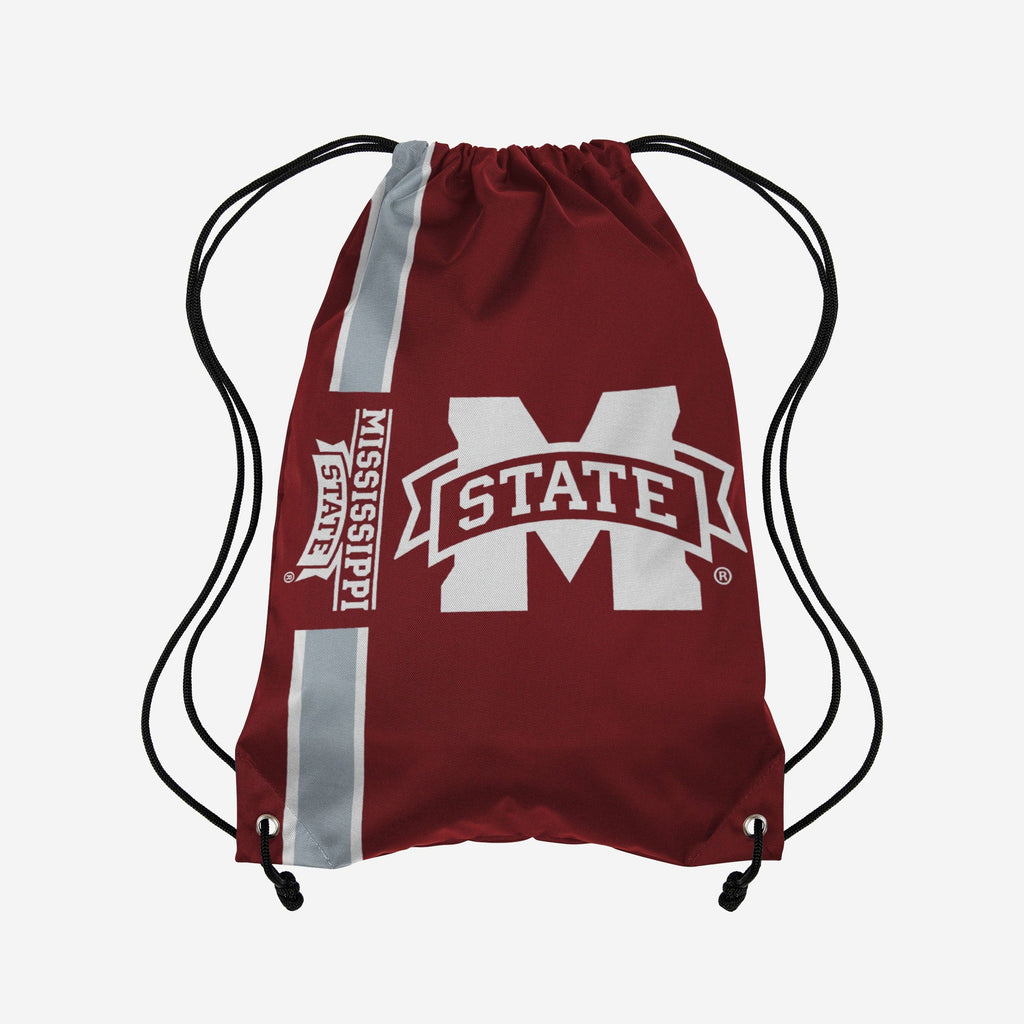 Mississippi State Bulldogs Big Logo Drawstring Backpack FOCO - FOCO.com