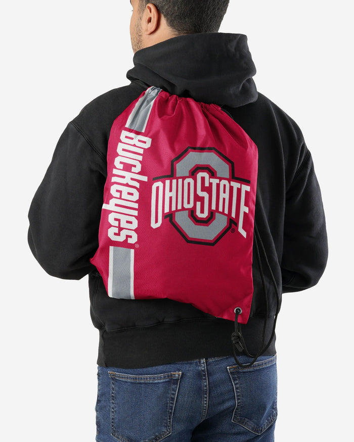 Ohio State Buckeyes Big Logo Drawstring Backpack FOCO - FOCO.com