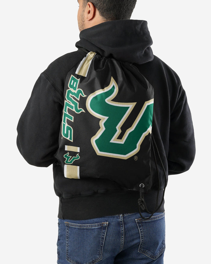 South Florida Bulls Big Logo Drawstring Backpack FOCO - FOCO.com