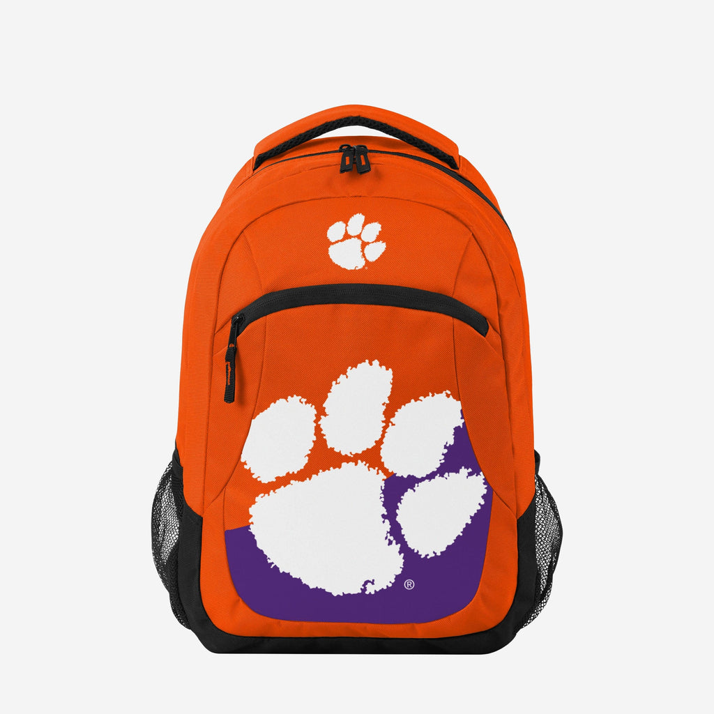 Clemson Tigers Colorblock Action Backpack FOCO - FOCO.com