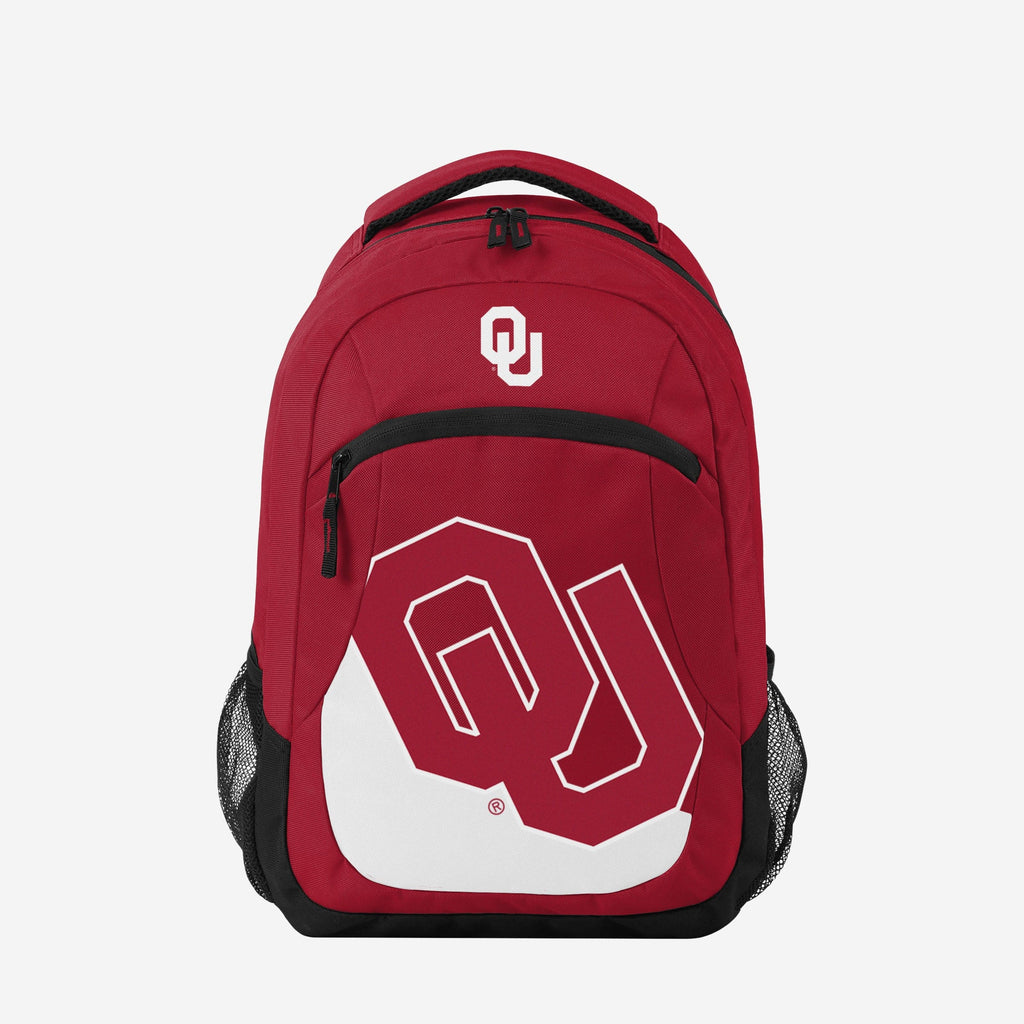 Oklahoma Sooners Colorblock Action Backpack FOCO - FOCO.com