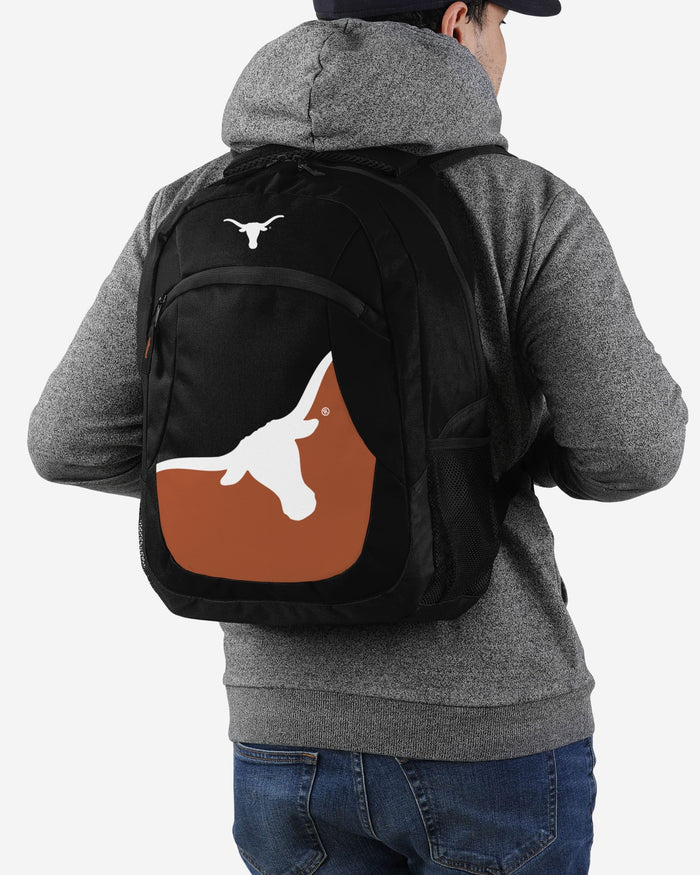 Texas Longhorns Colorblock Action Backpack FOCO - FOCO.com