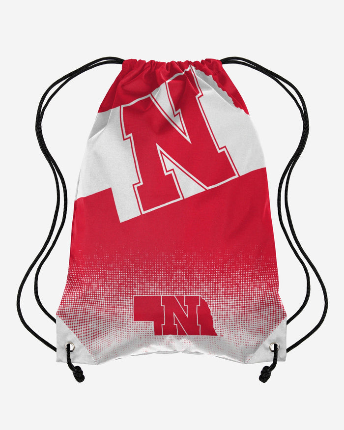 Nebraska Cornhuskers Gradient Drawstring Backpack FOCO - FOCO.com