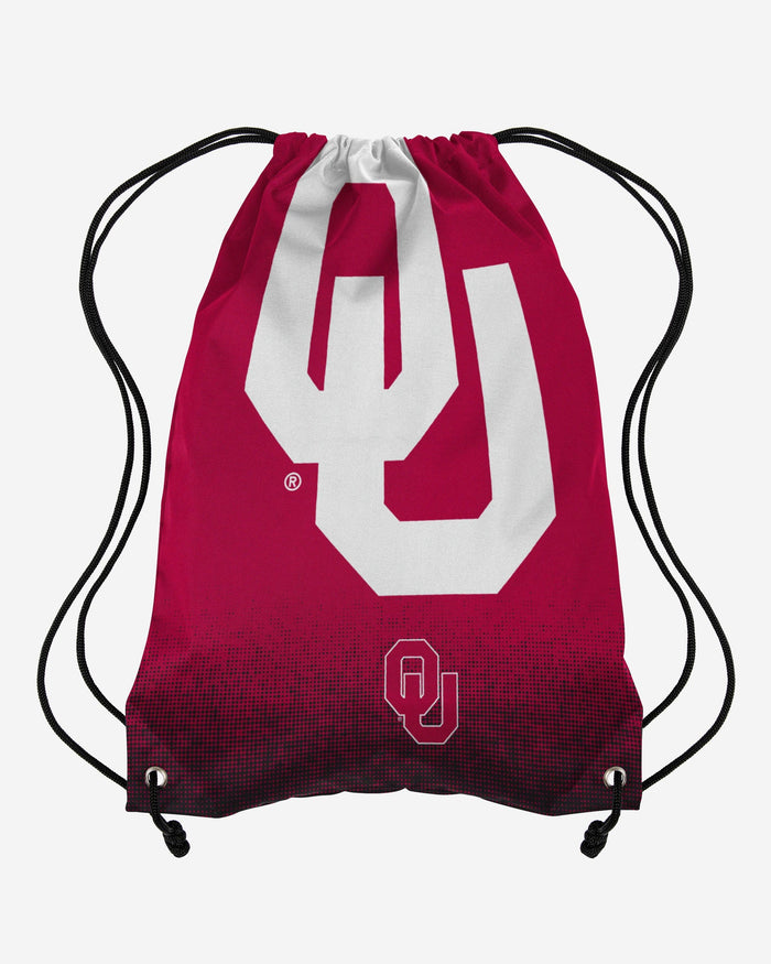 Oklahoma Sooners Gradient Drawstring Backpack FOCO - FOCO.com