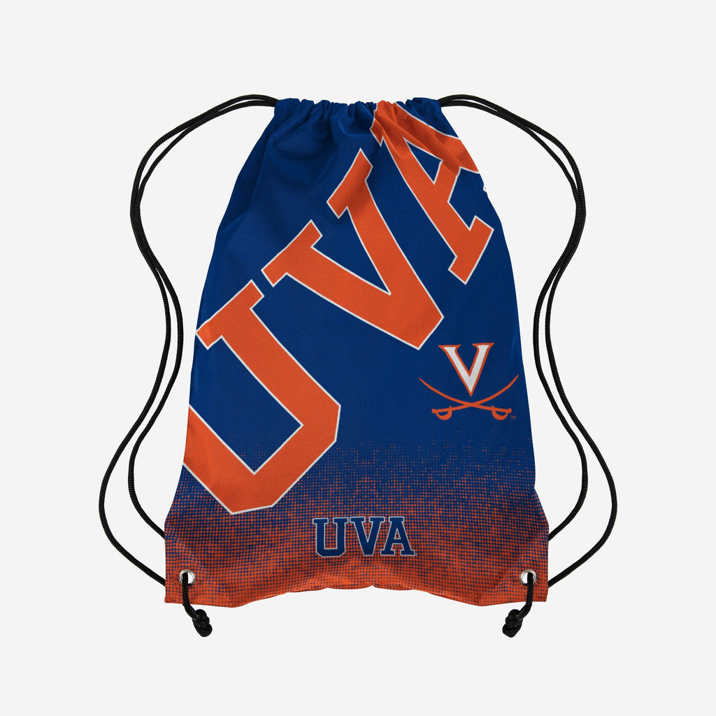 Virginia Cavaliers Gradient Drawstring Backpack FOCO - FOCO.com