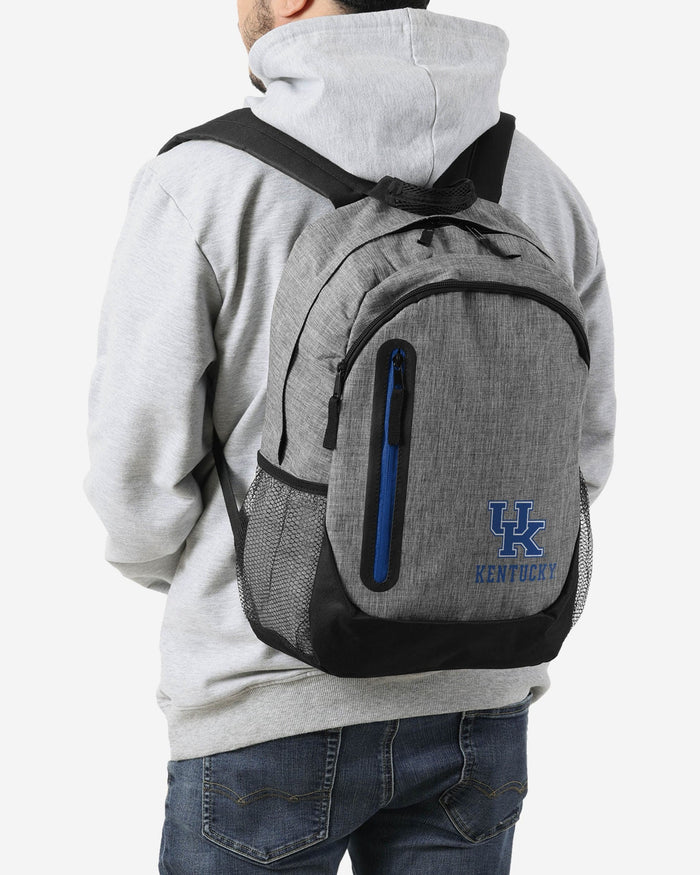 Kentucky Wildcats Heather Grey Bold Color Backpack FOCO - FOCO.com