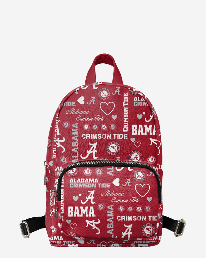 Alabama Crimson Tide Logo Love Mini Backpack FOCO - FOCO.com